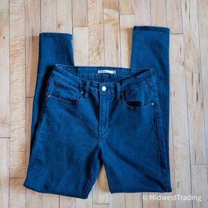 Women's Black Levi's 721 High Rise Skinny Jeans